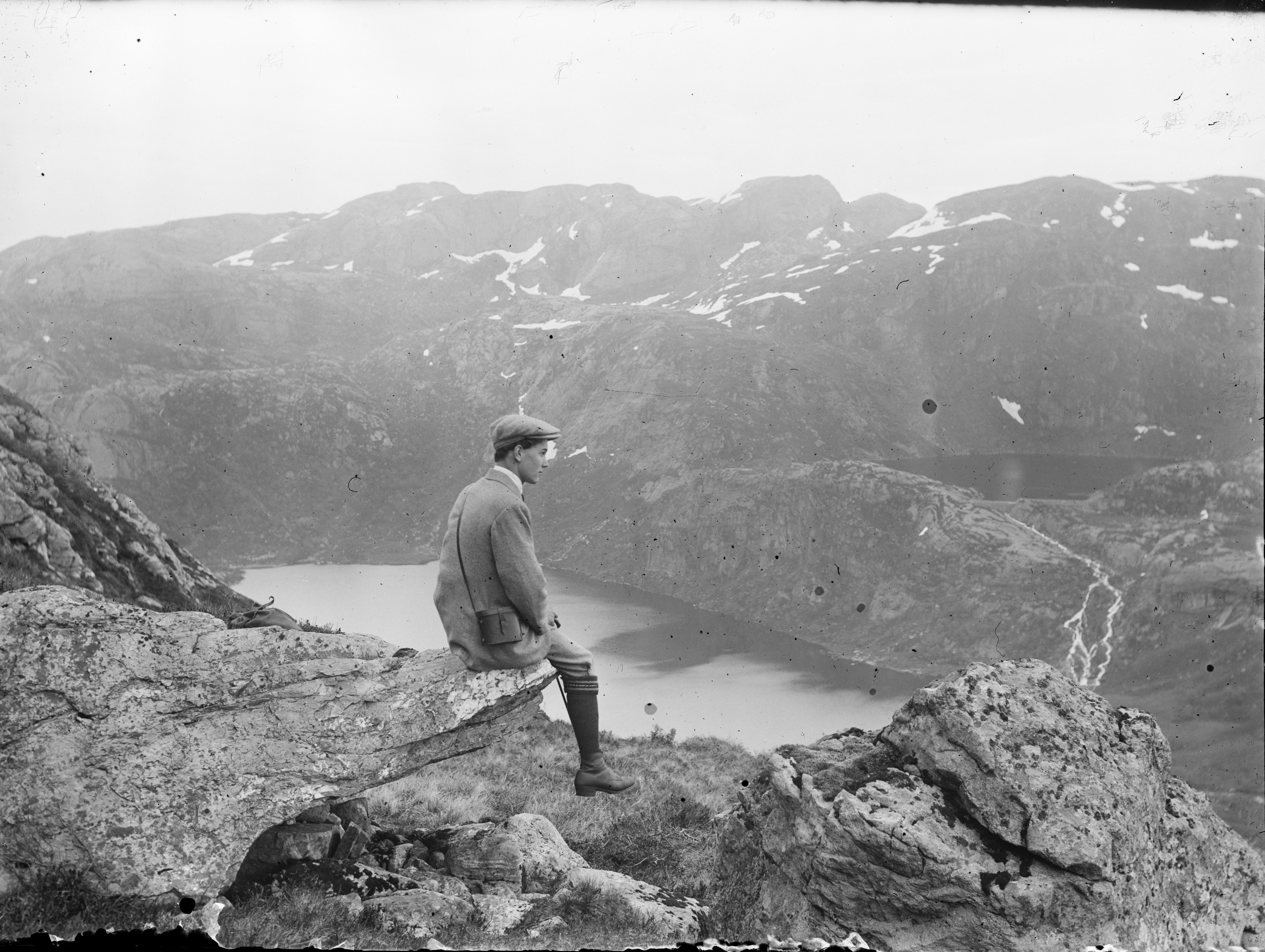 View of Stongfjorden from the mountain