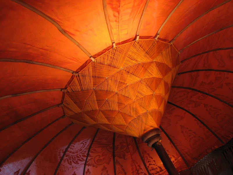 Umbrella-orange-textile