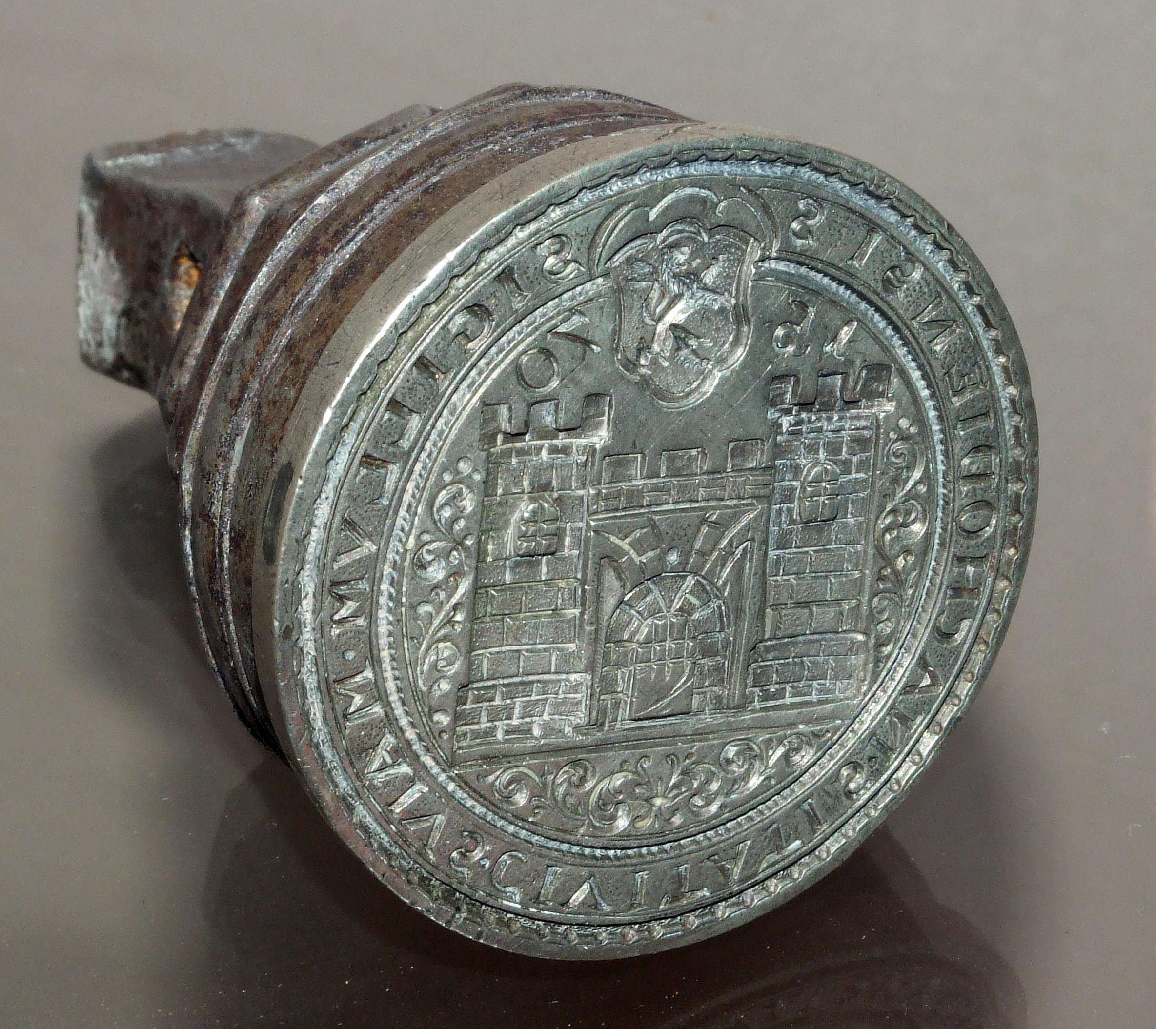 Seal of Náchod town from 1570 (big)