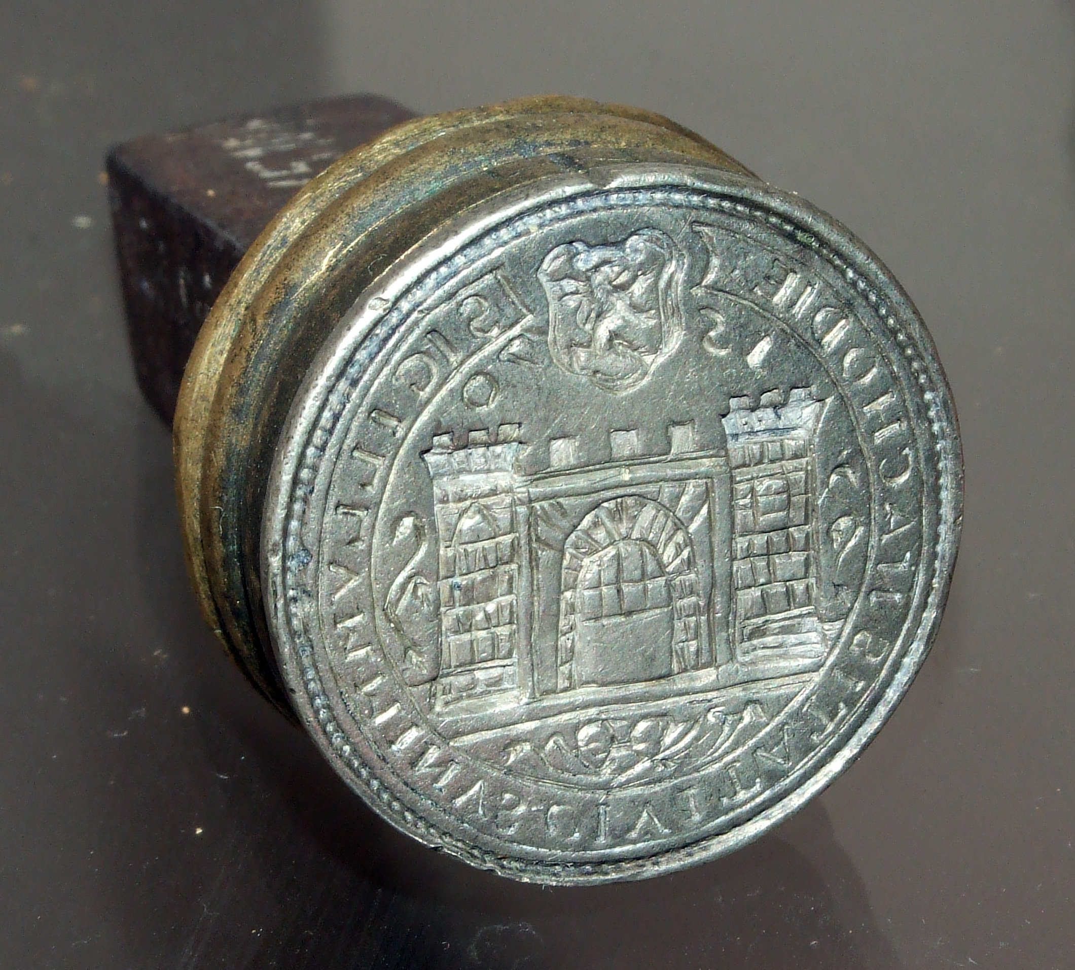 Seal of Náchod town from 1570 (small)