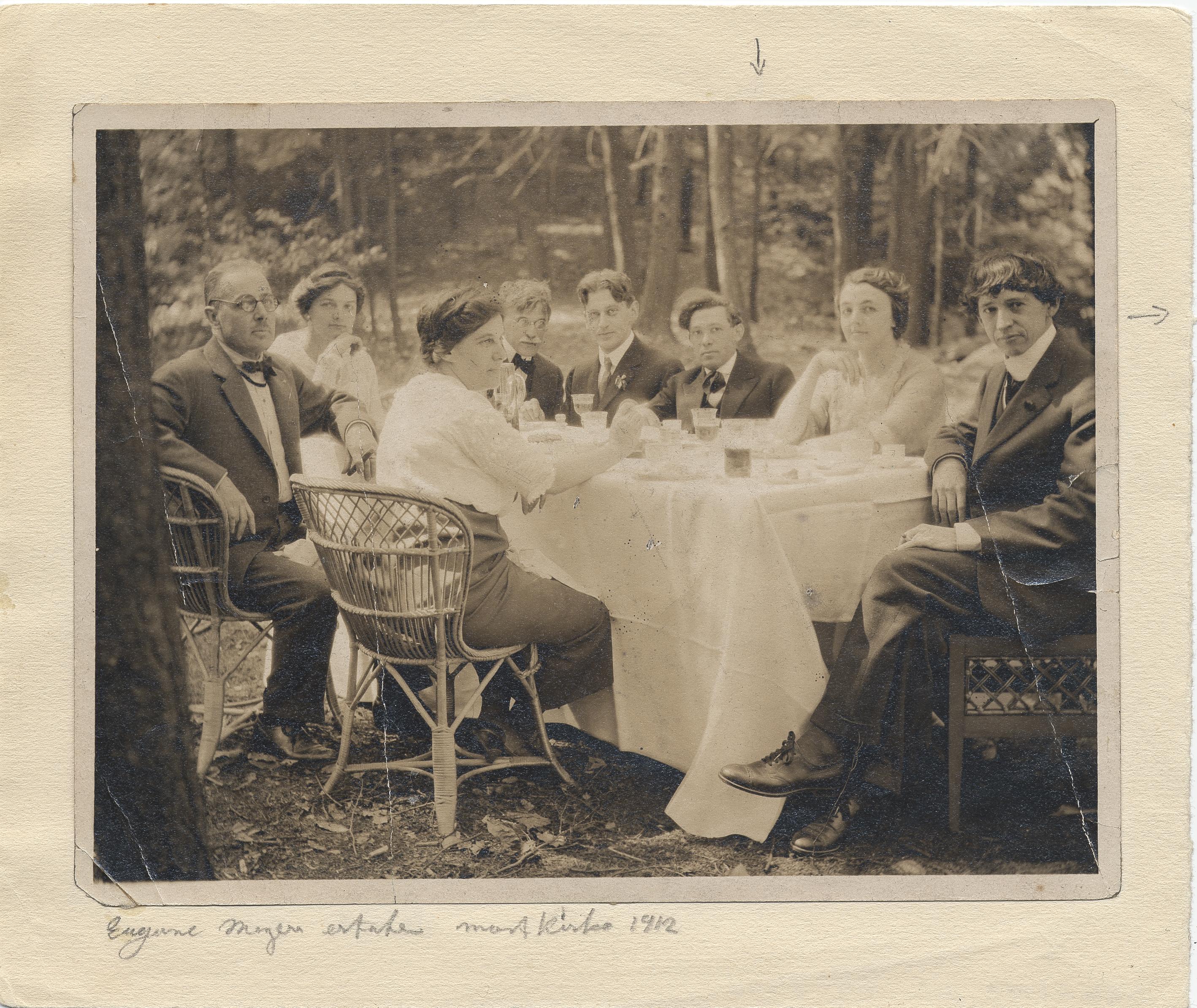 Artists dining outdoors at Mt. Kisco (3246643505)