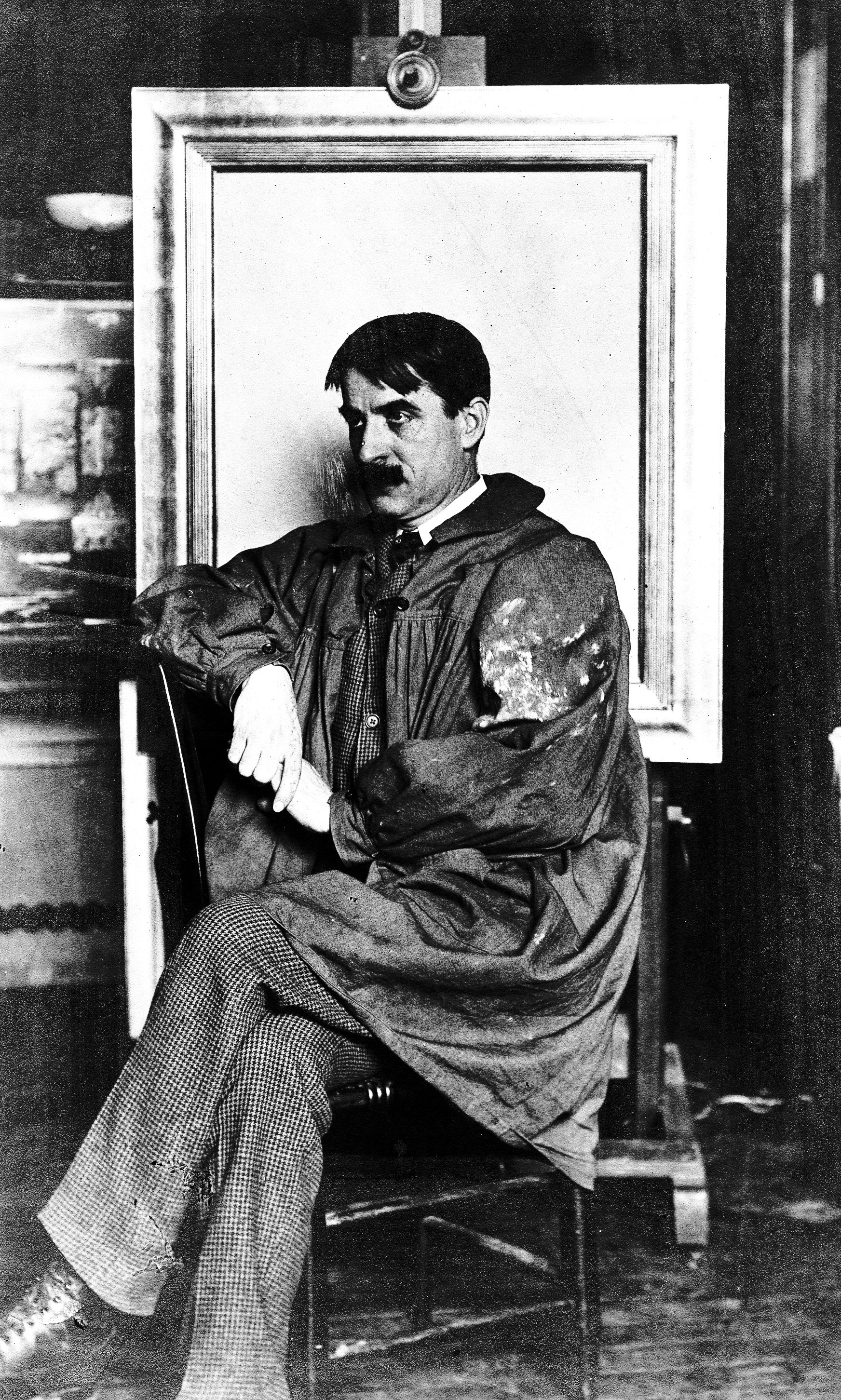 Bruce Crane sitting