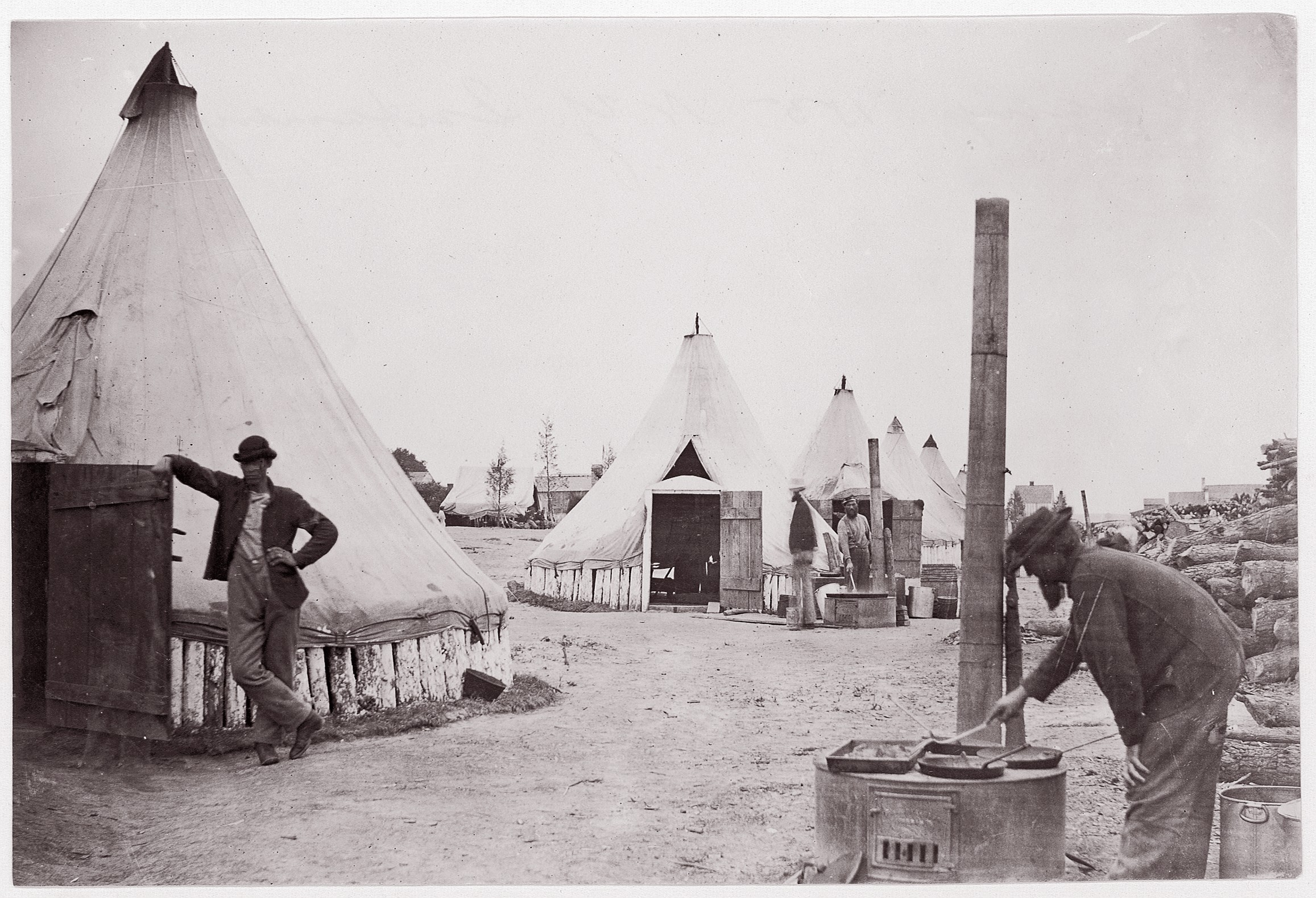 Camp of 153rd New York Infantry MET DP70789
