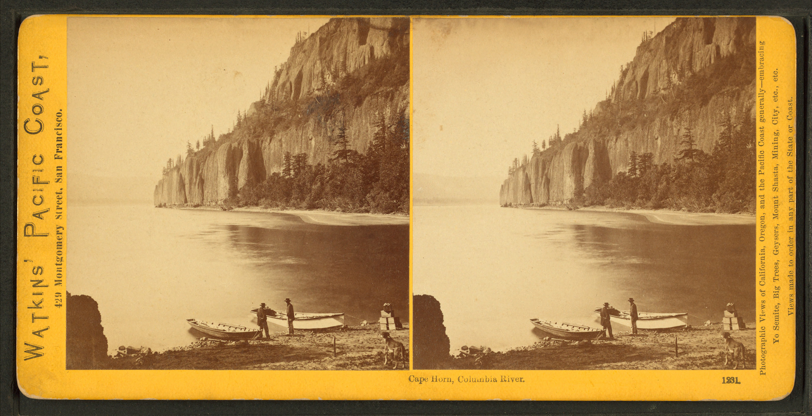 Cape Horn, Columbia River, by Watkins, Carleton E., 1829-1916 7