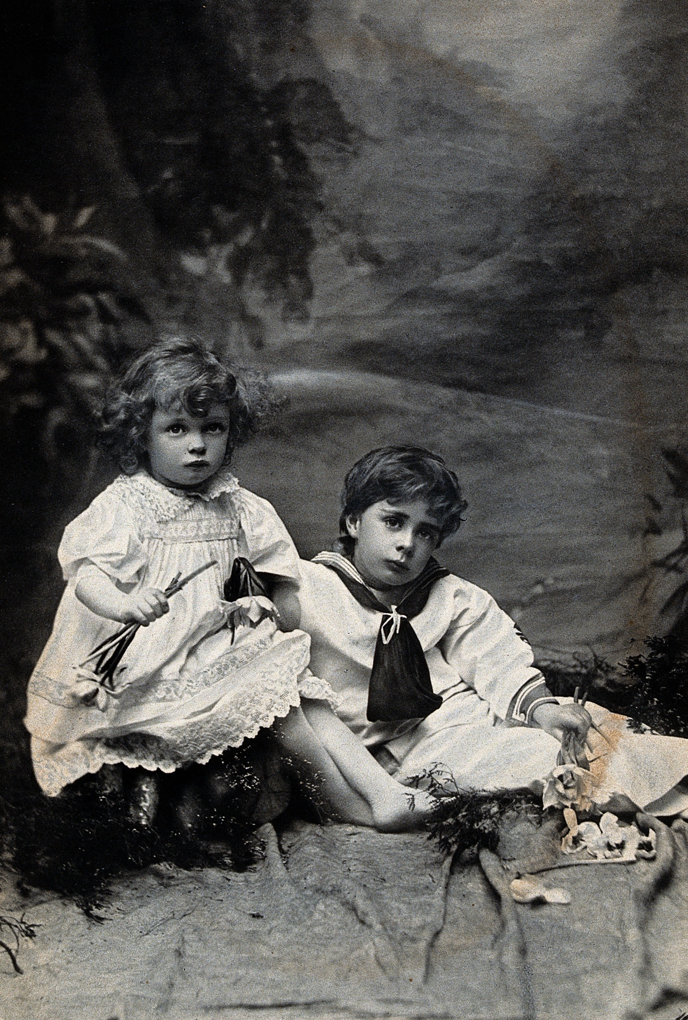 Charles and Peter Revertera. Photograph by Alice Hughes, Apr Wellcome V0027072
