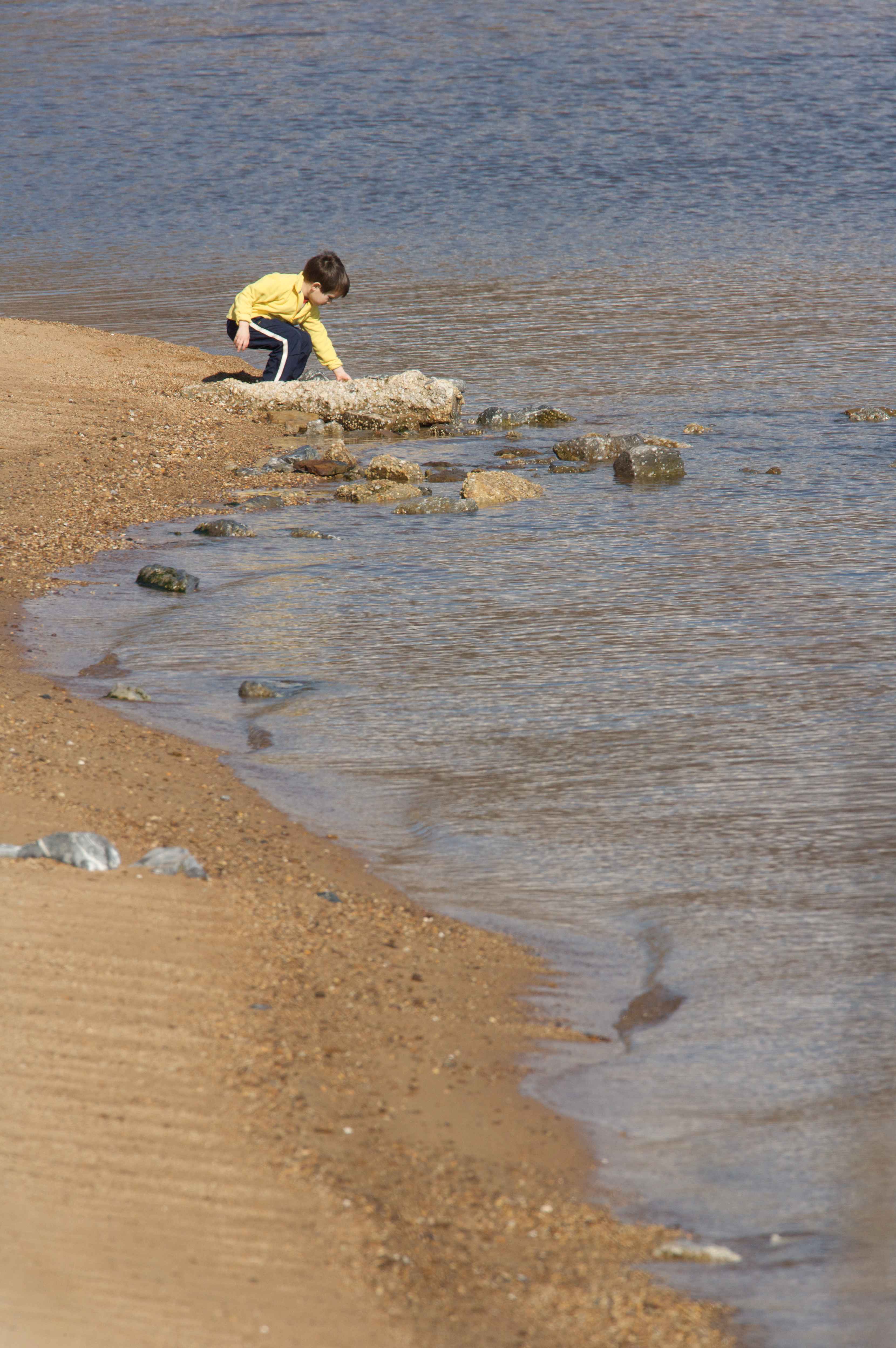 Child on the shore
