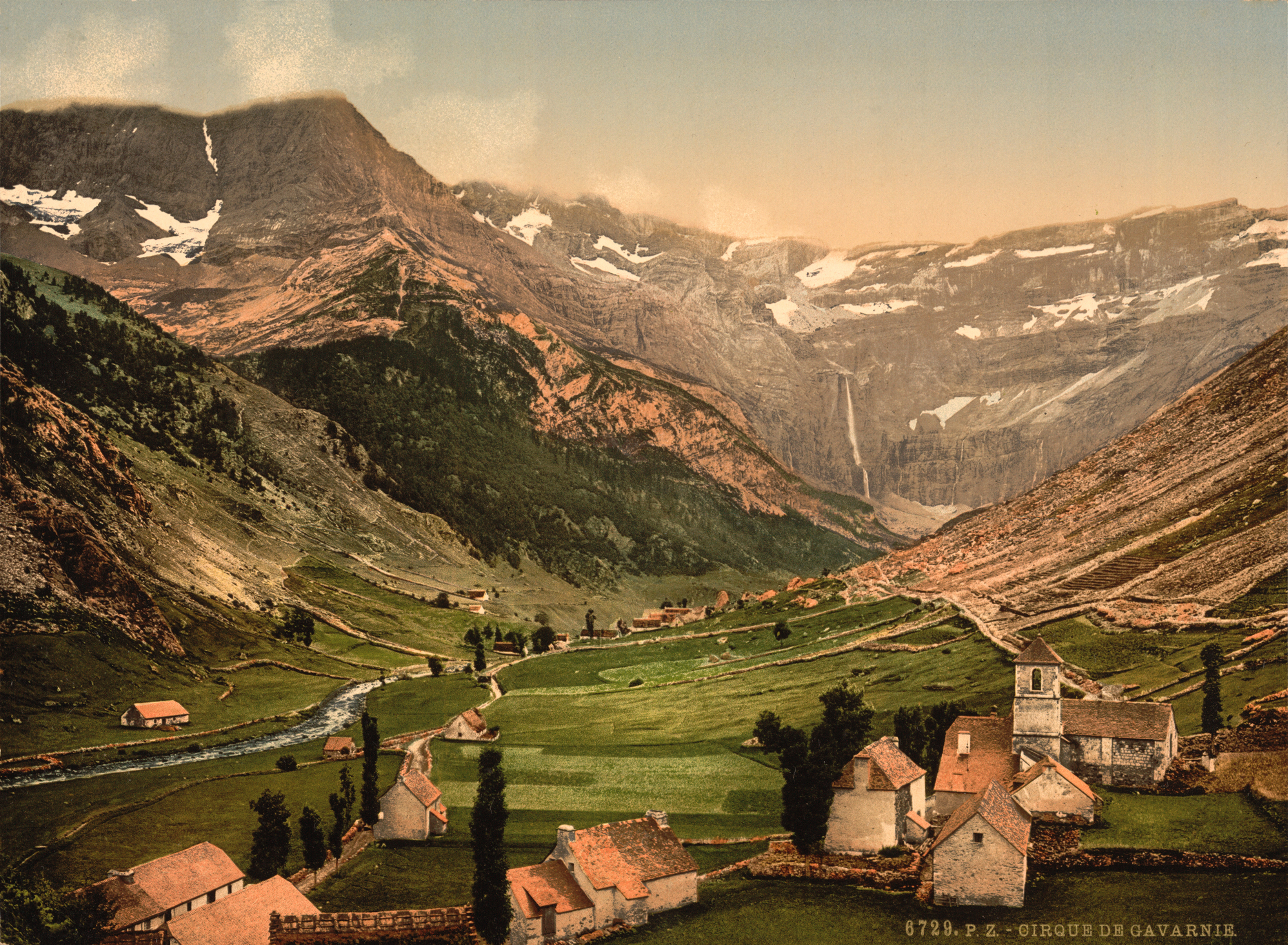 Cirque de Gavarnie-Photochrom