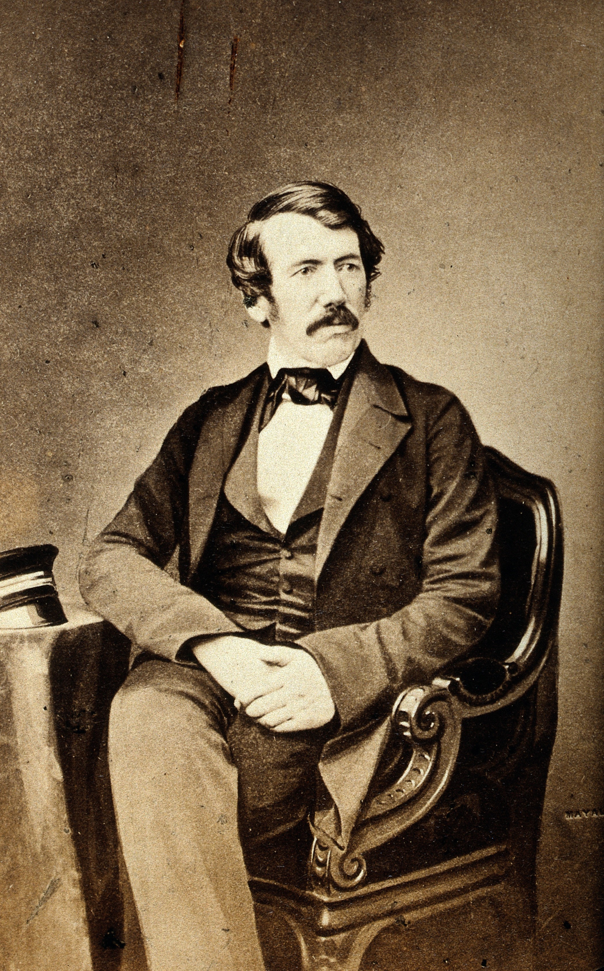 David Livingstone. Photograph. Wellcome V0027205