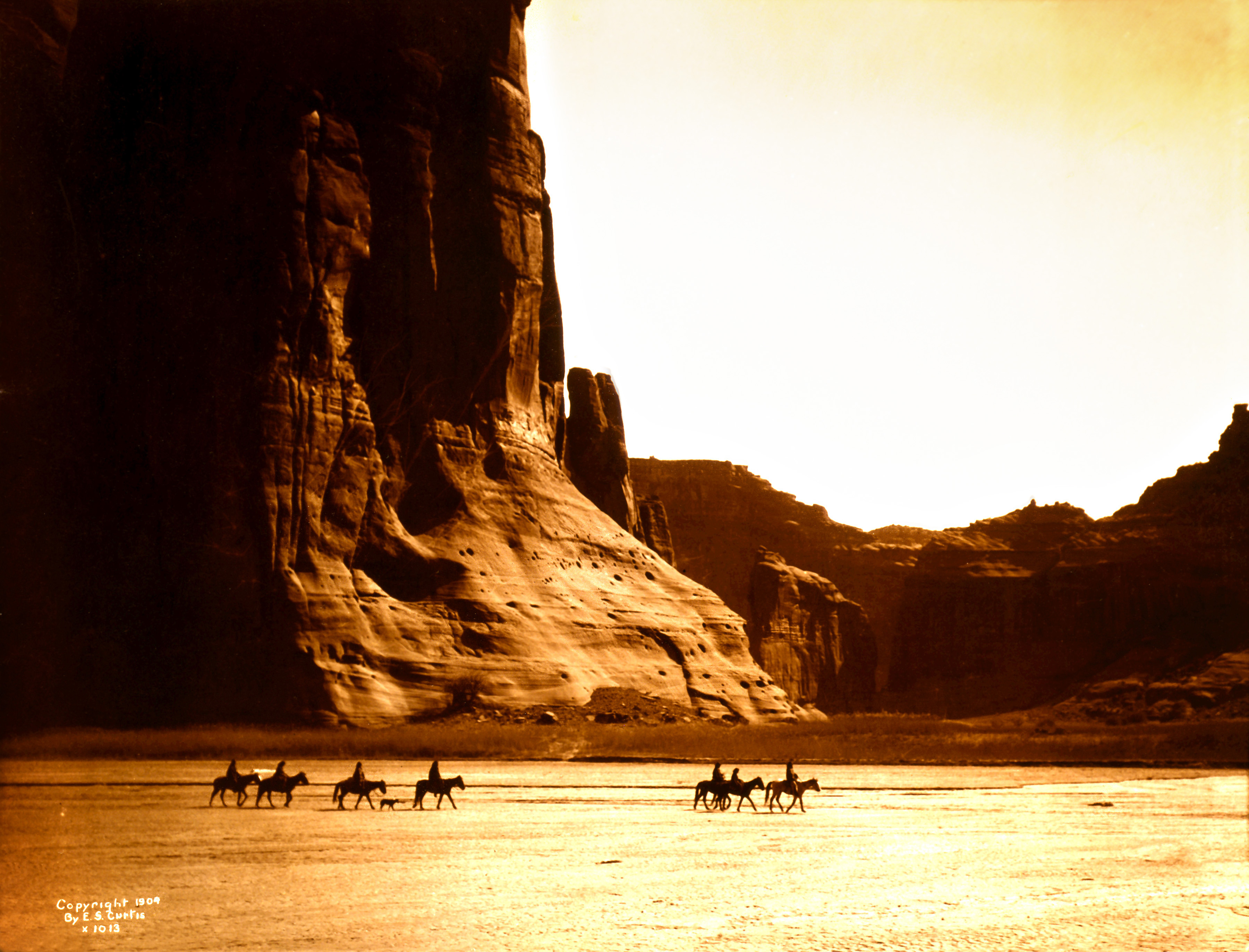 Edward S. Curtis, Canyon de Chelly, Navajo, 1904