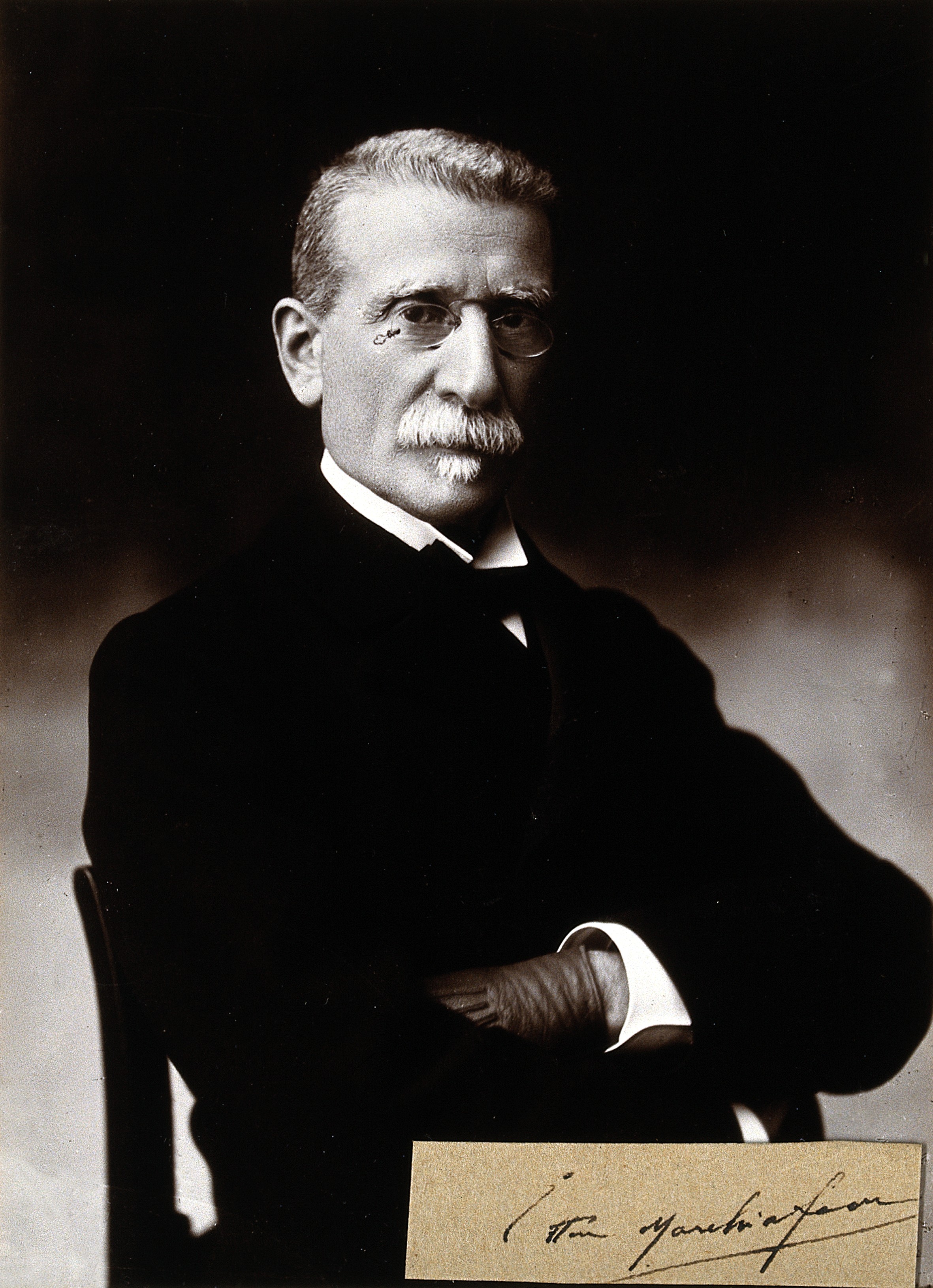 Ettore Marchiafava. Photograph. Wellcome V0027745