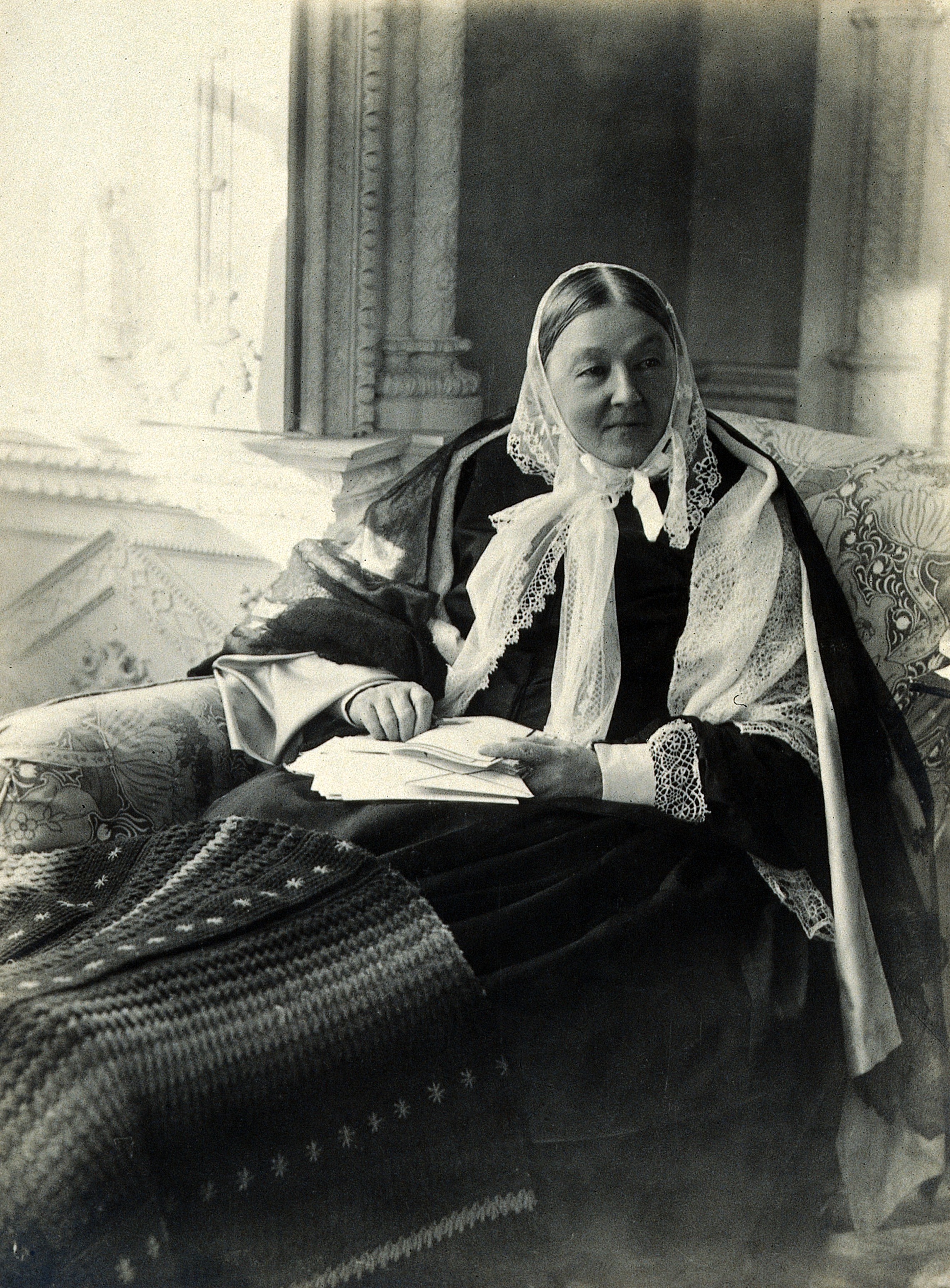 Florence Nightingale. Photograph by Millbourn. Wellcome V0026905