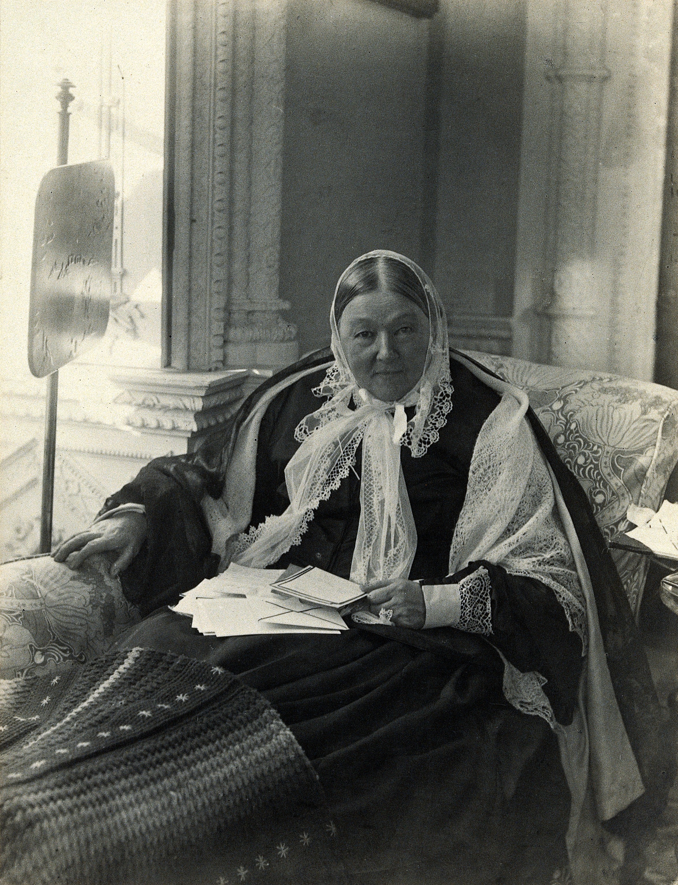 Florence Nightingale. Photograph by Millbourn. Wellcome V0026906