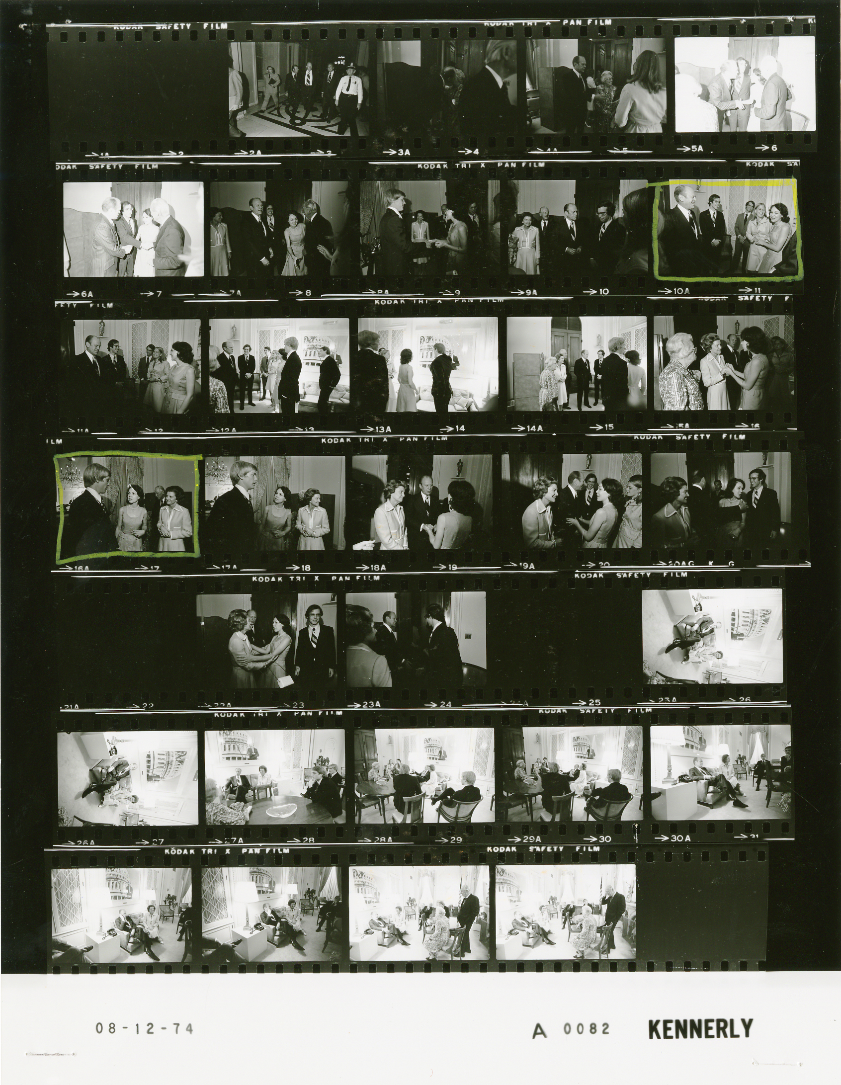 Ford A0082 NLGRF photo contact sheet (1974-08-12)(Gerald Ford Library)