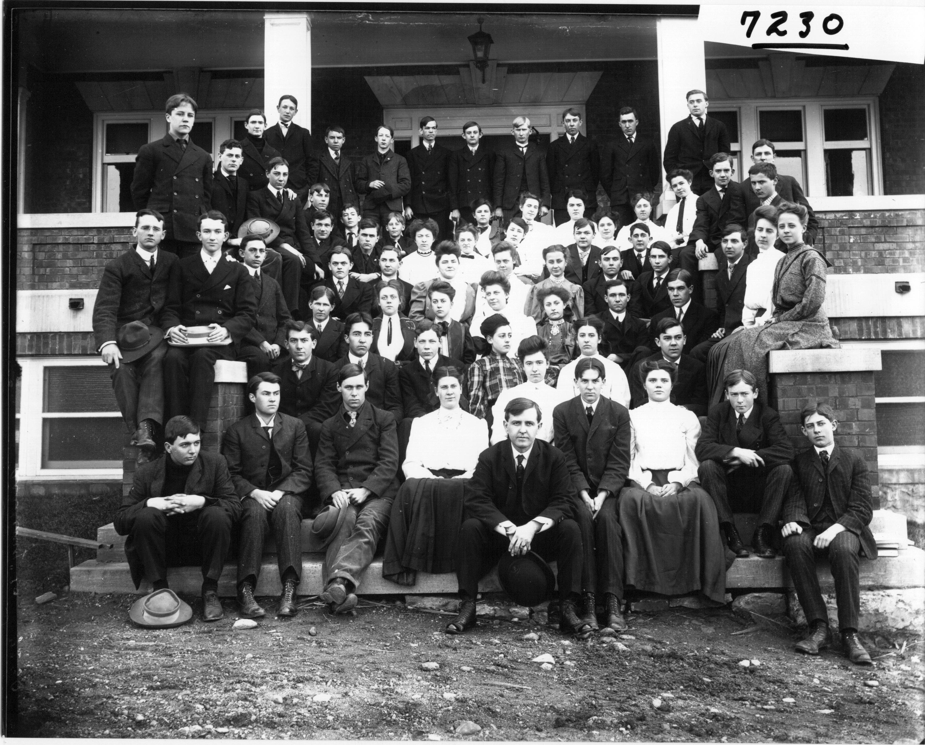 Group of students on steps n.d. (3192594178)