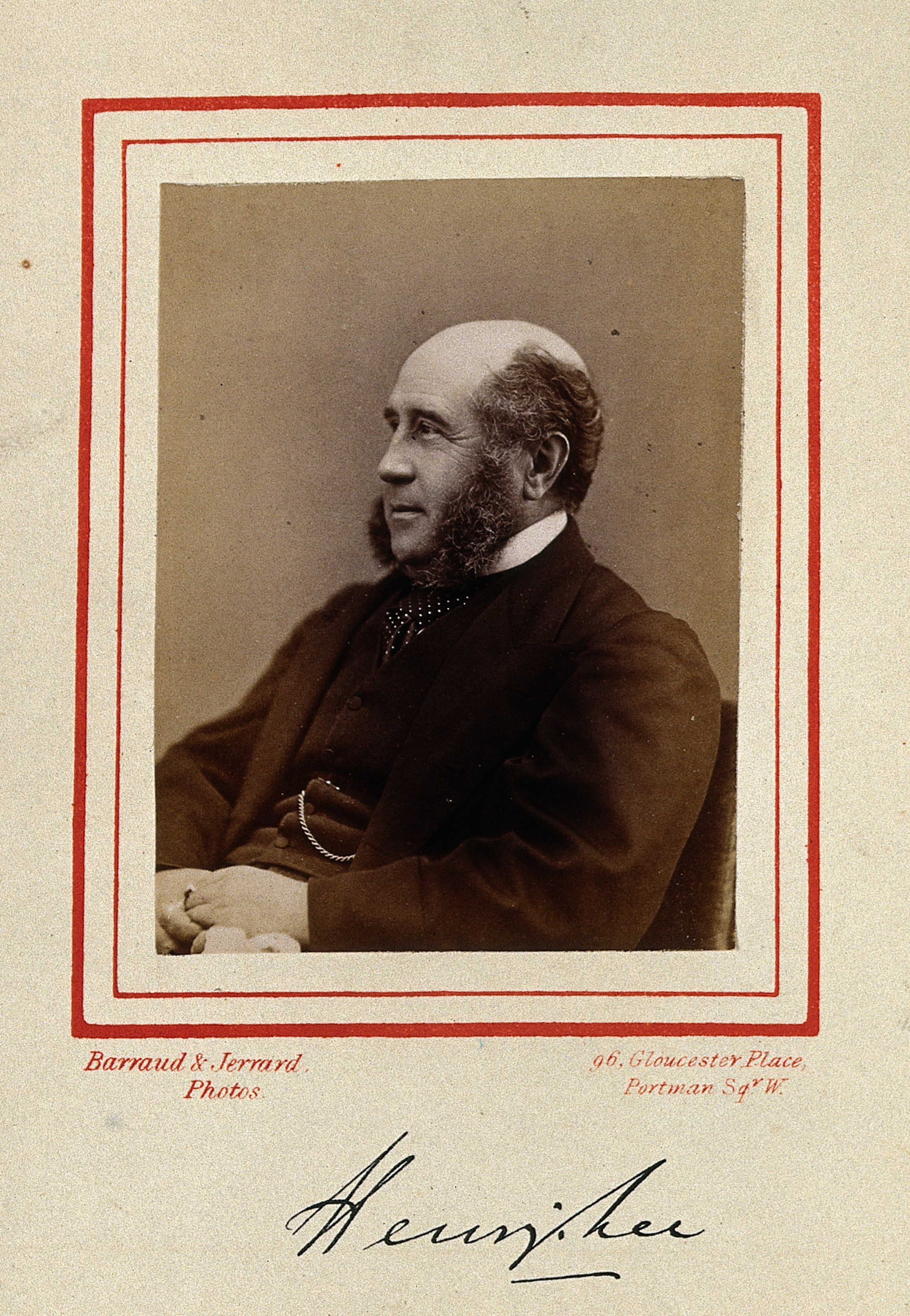 Henry Lee. Photograph by Barraud & Jerrard, 1873. Wellcome V0028394