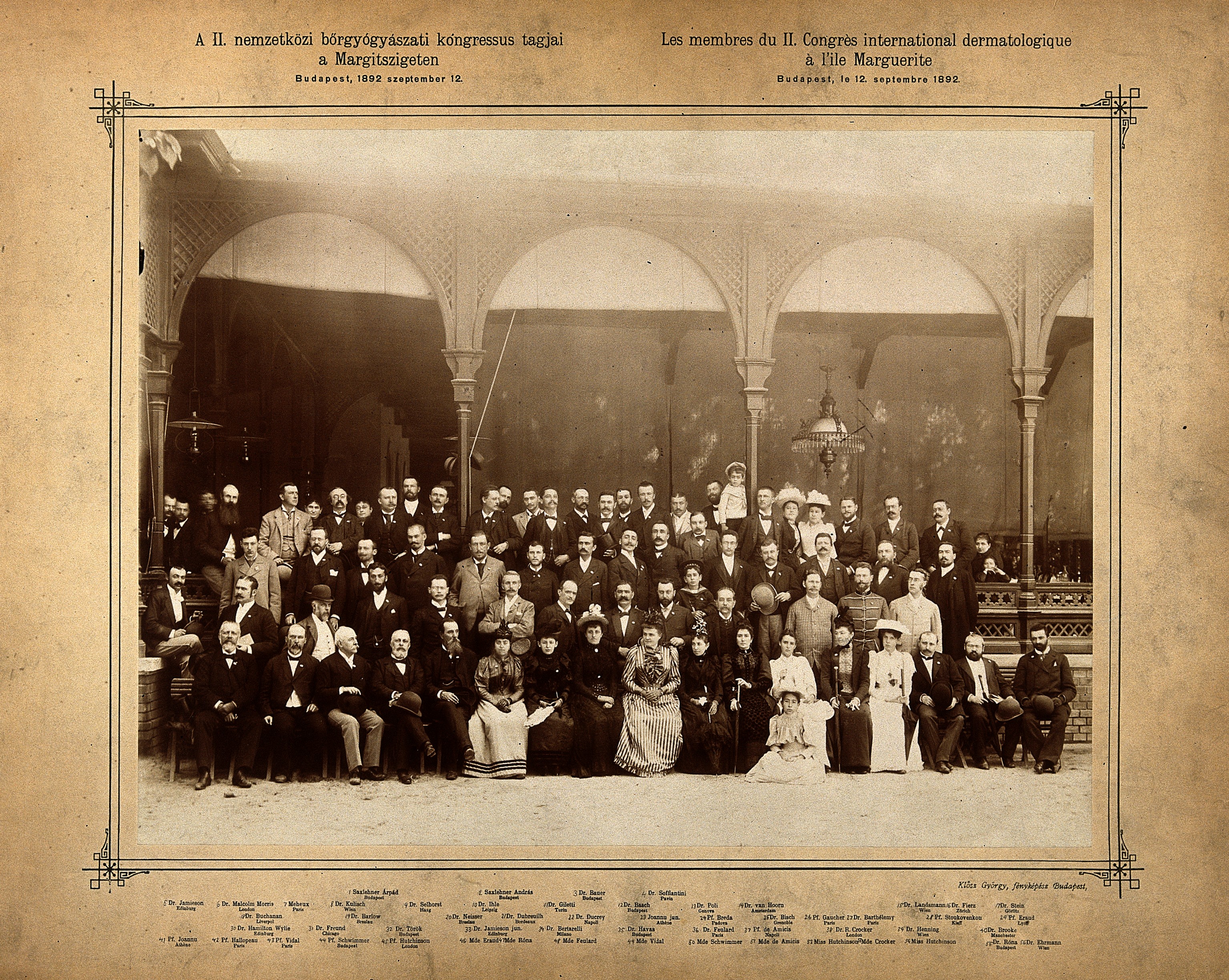 International dermatology congress, Marguerite. Photograph b Wellcome V0028633