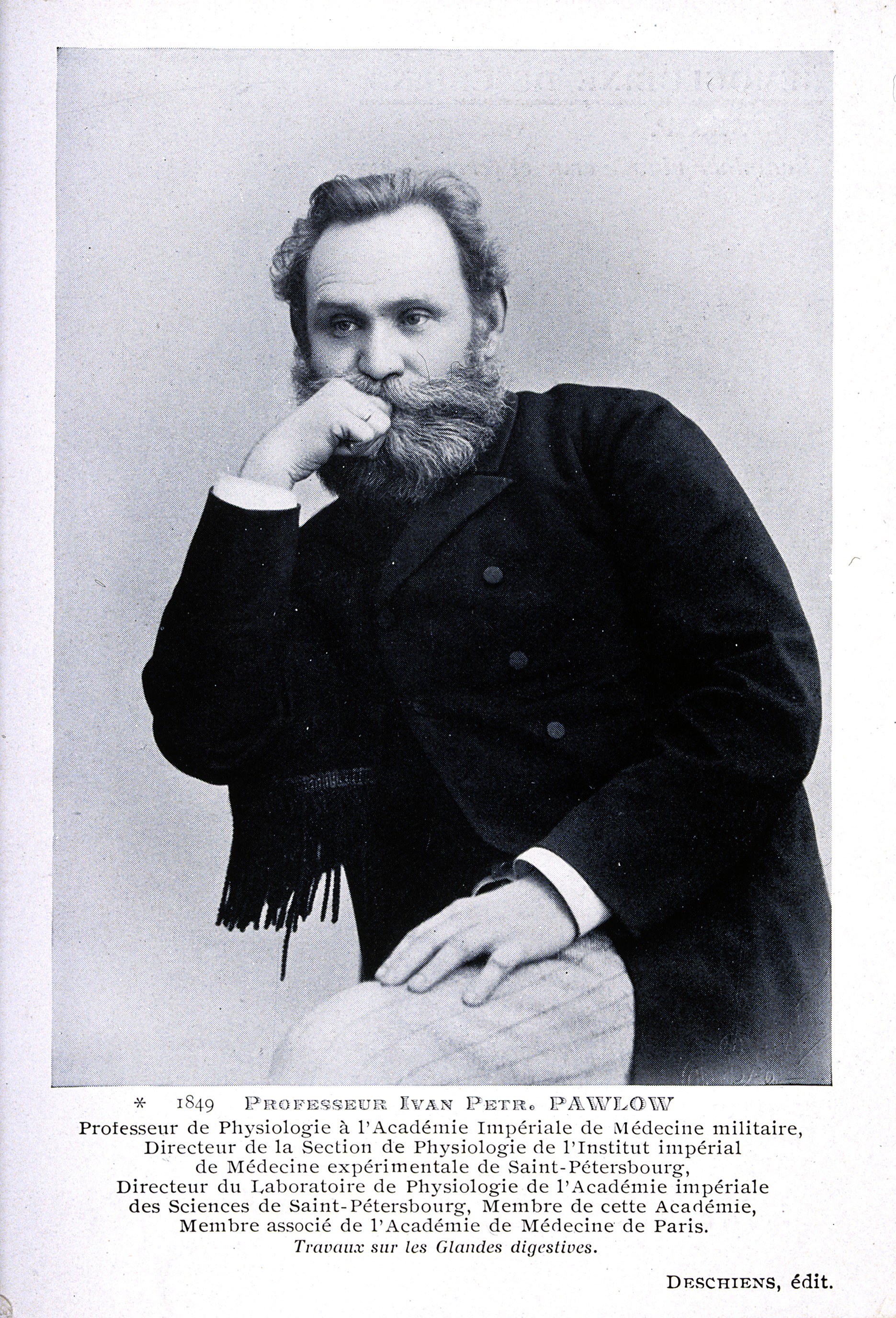 Ivan Petrovich Pavlov. Photograph by Deschiens. Wellcome V0027006