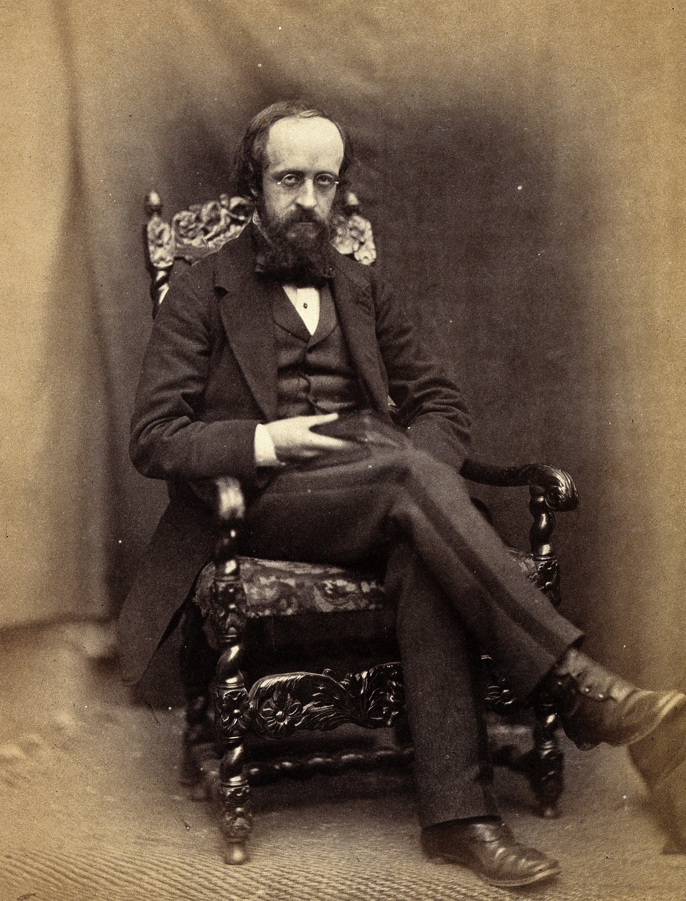 J.W. Parker. Photograph, ca. 1856. Wellcome V0028363