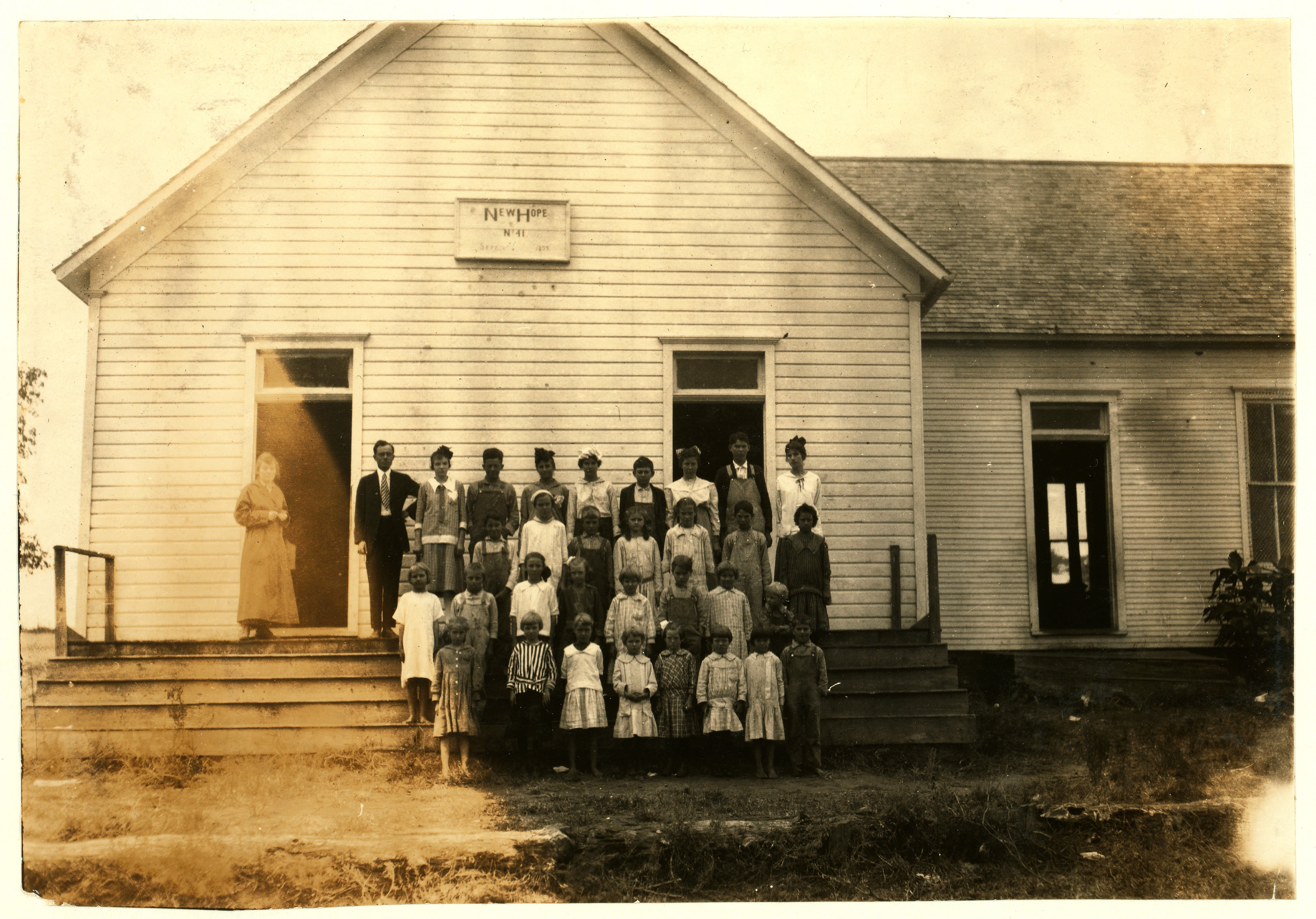 Lewis Hine, New Hope School no. 41, Pottawotamie County, Oklahoma, 1916