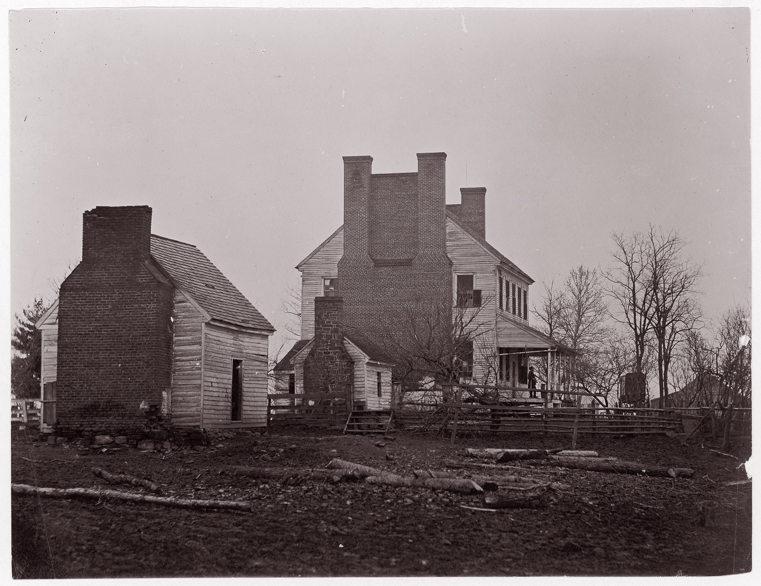 Lewis House. Battlefield of Bull Run MET DP70709