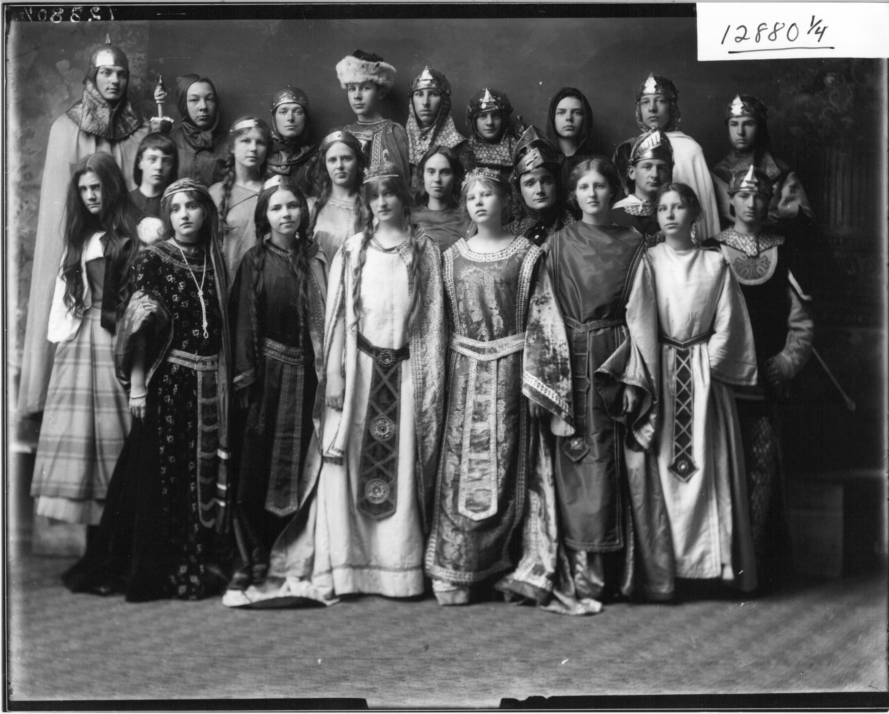 McGuffey High School play participants 1912 (3191384013)