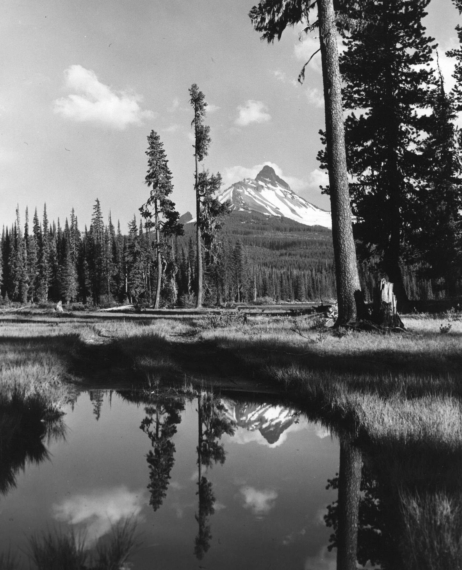 Mt. Washington from Big Lake, Oregon (6478854541)