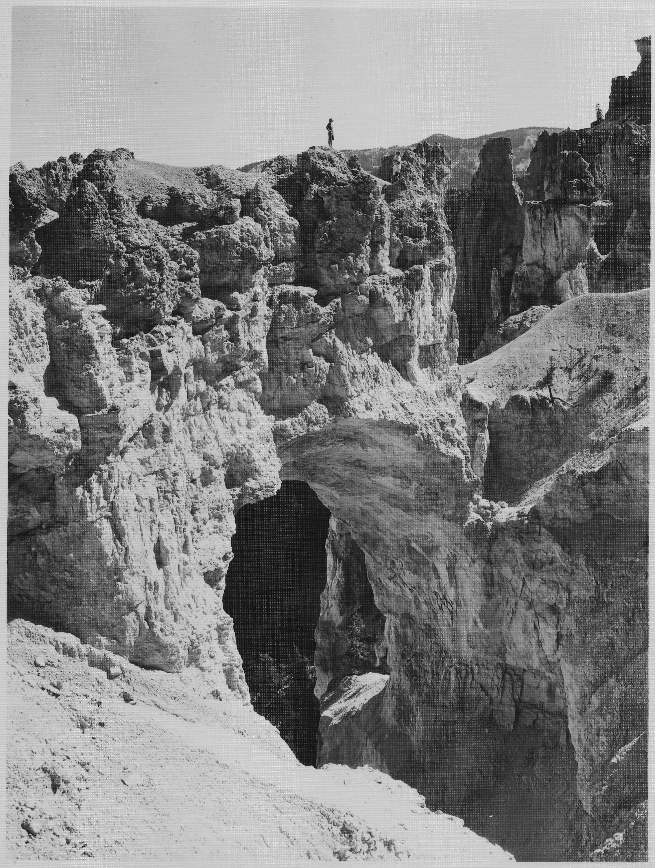 Natural Bridge from angle. - NARA - 520313