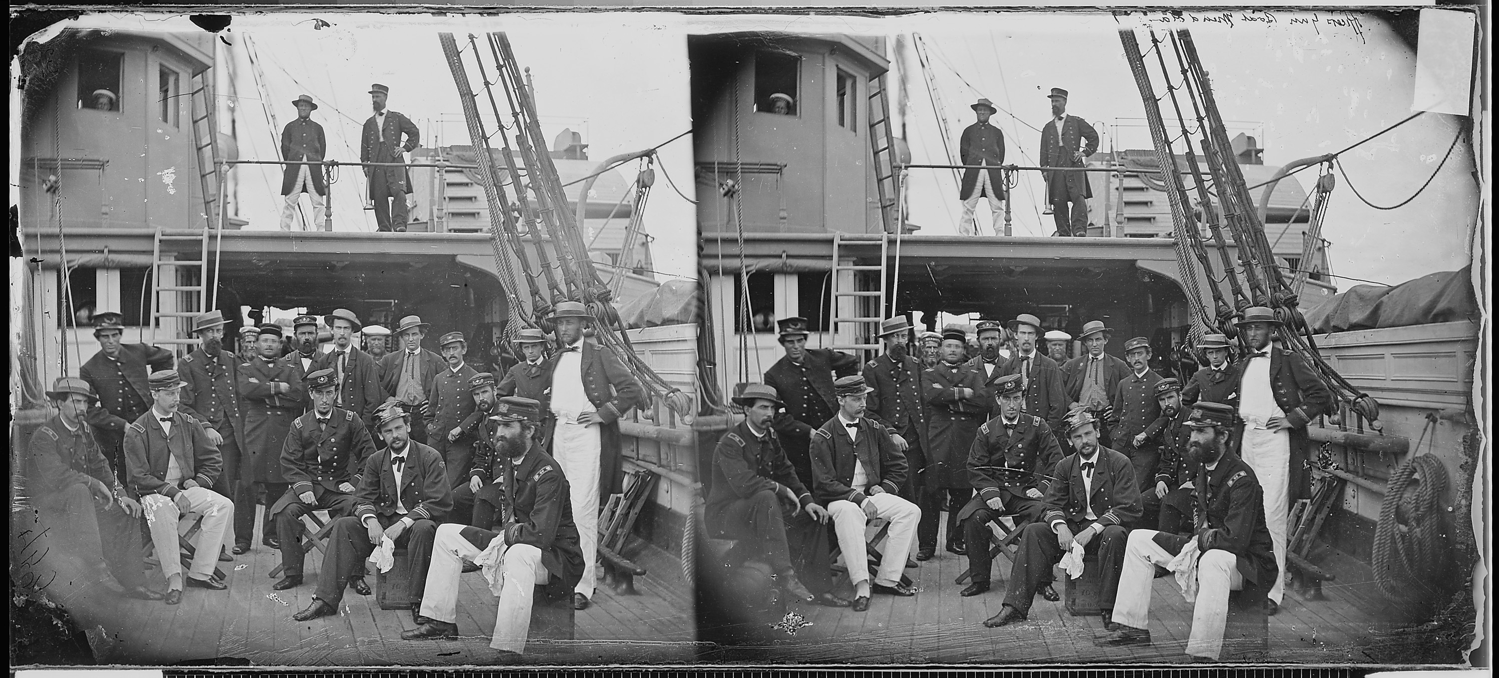 Officers of gun boat 