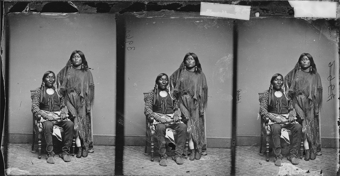 (View of a pair of Indians.) - NARA - 527901