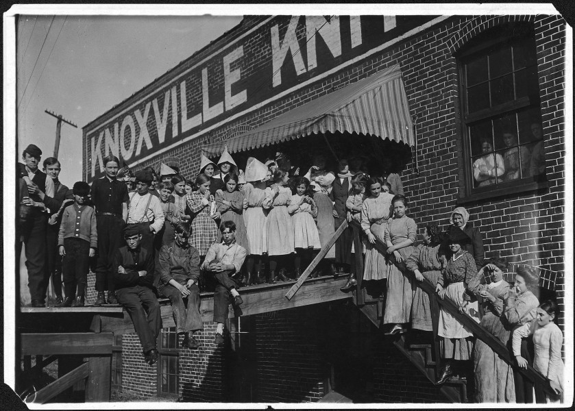 All are workers in Knoxville Knitting Mills. Smallest boy 