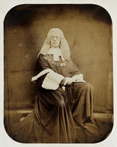 An unidentified member of the Photographic Society club (a j Wellcome V0028350