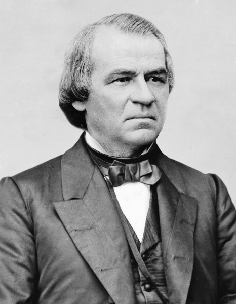 Andrew Johnson photo portrait head and shoulders, c1870-1880-Edit1
