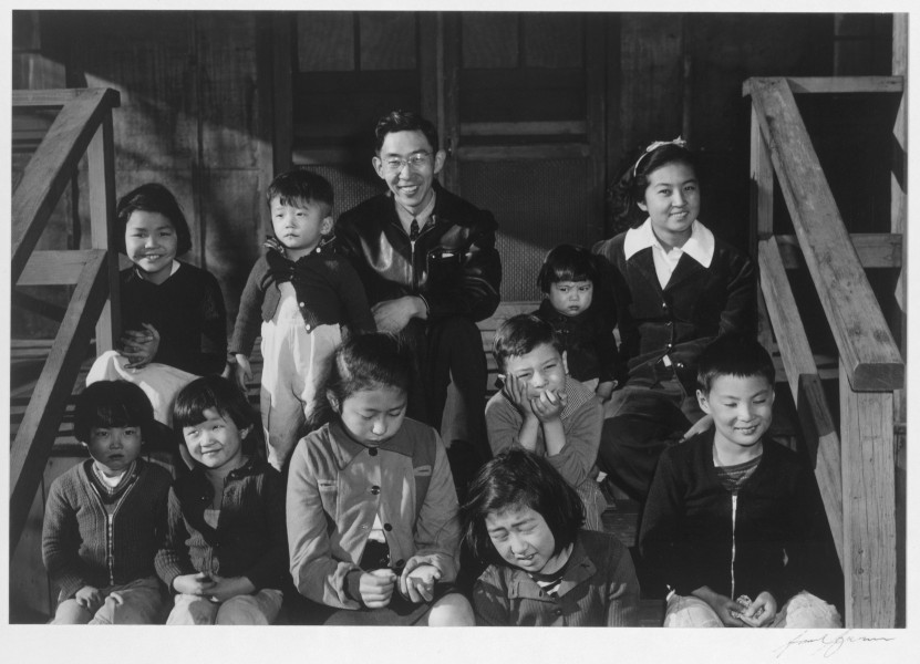Ansel Adams Manzanar - Children's Village - LC-DIG-ppprs-00362