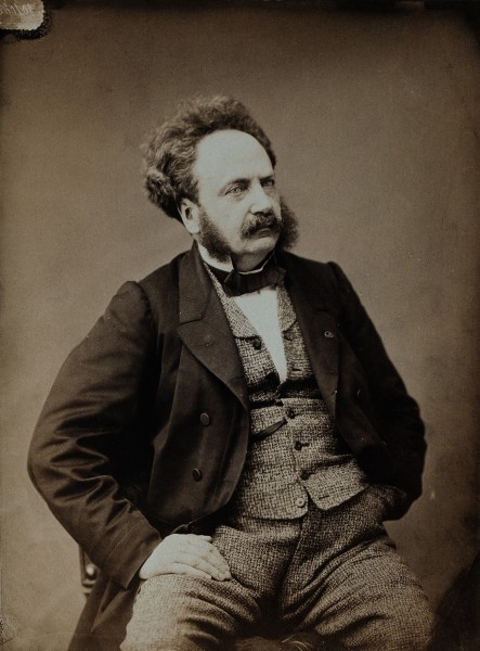 Auguste André Thomas Cahours. Photograph. Wellcome V0026150