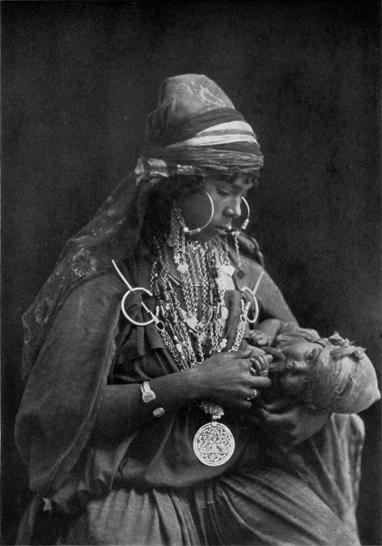 Bedouin Mother and Child NGM-v31-p552