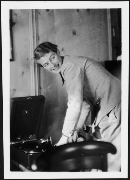 CH-NB - Schweiz, Engadin- Menschen - Annemarie Schwarzenbach - SLA-Schwarzenbach-A-5-08-068