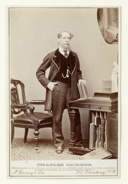 Charles Dickens by Gurney, 1867