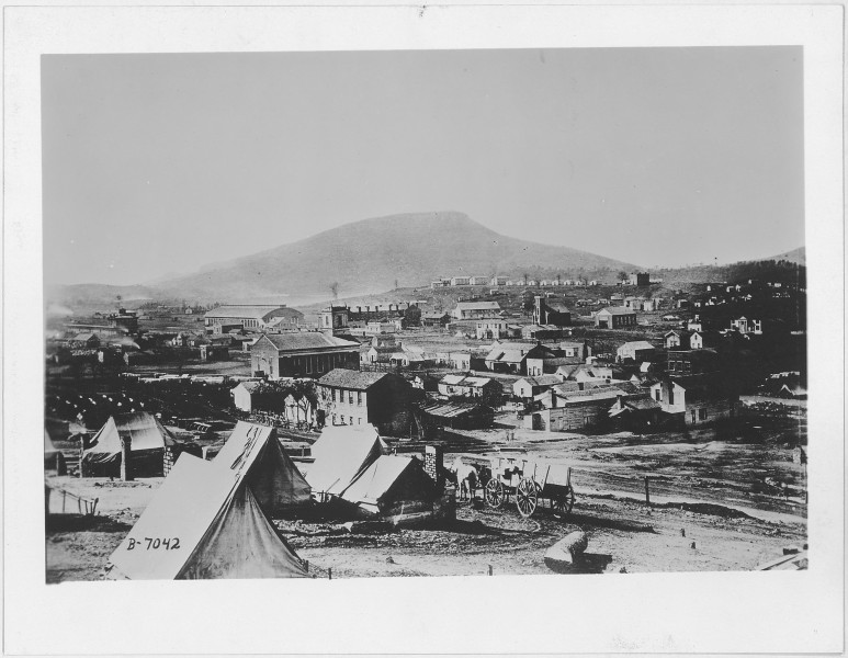 Chattanooga in time of war. sec. I (Collection of Capt. W.C. Margedant. Ch(ief) of Top. Engrs. under Gen. Rosencrans.) - NARA - 530466