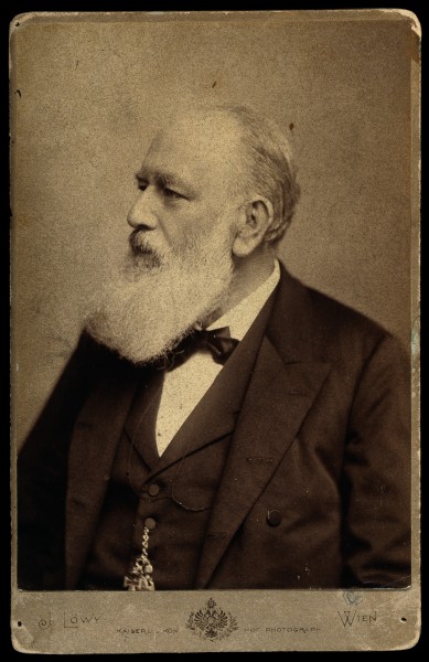 Christian Albert Theodor Billroth. Photograph by J. Löwy. Wellcome V0026051