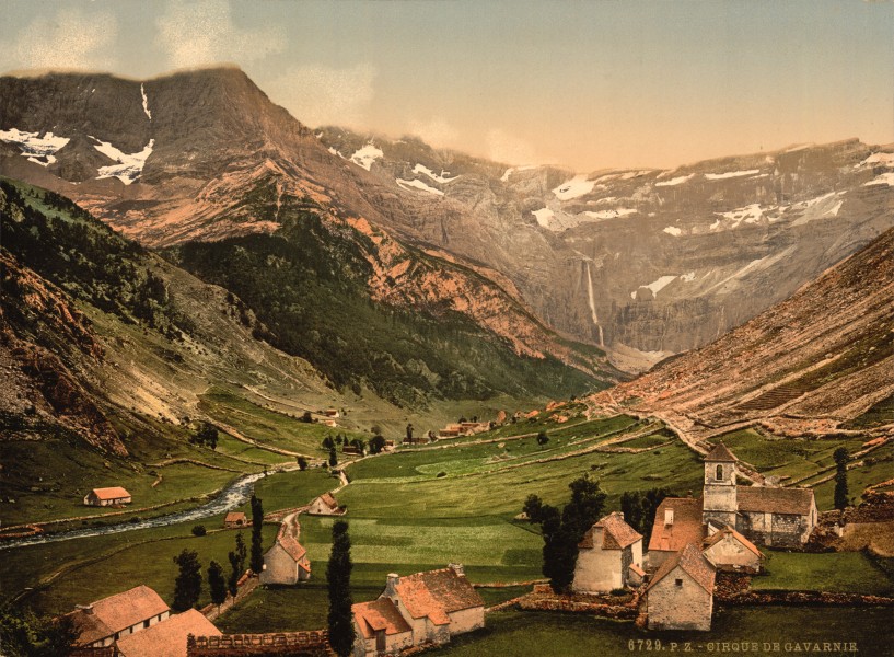 Cirque de Gavarnie-Photochrom