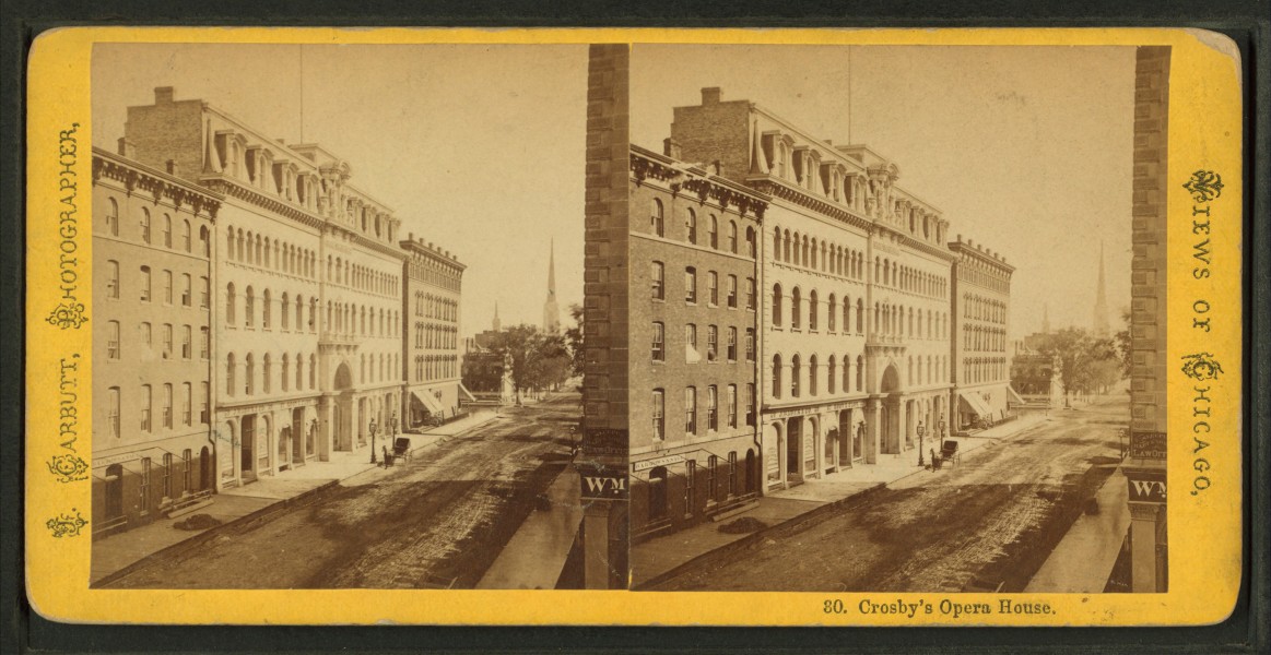 Crosby's Opera House, by Carbutt, John, 1832-1905
