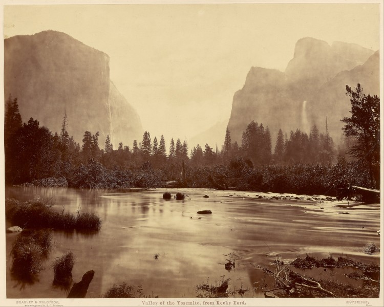 Eadweard J. Muybridge (American, born England - Valley of the Yosemite, from Rocky Ford - Google Art Project