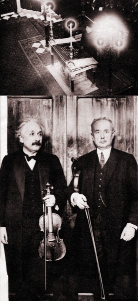 Einstein played the violin-The synagogue was a charity concert in Berlin - The Hungarian Pest Diary - Pictures Sunday - February 9th 1930