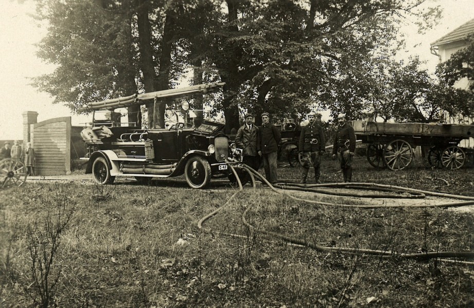 Feuerwehr Urfahr Feuertaufe 1926