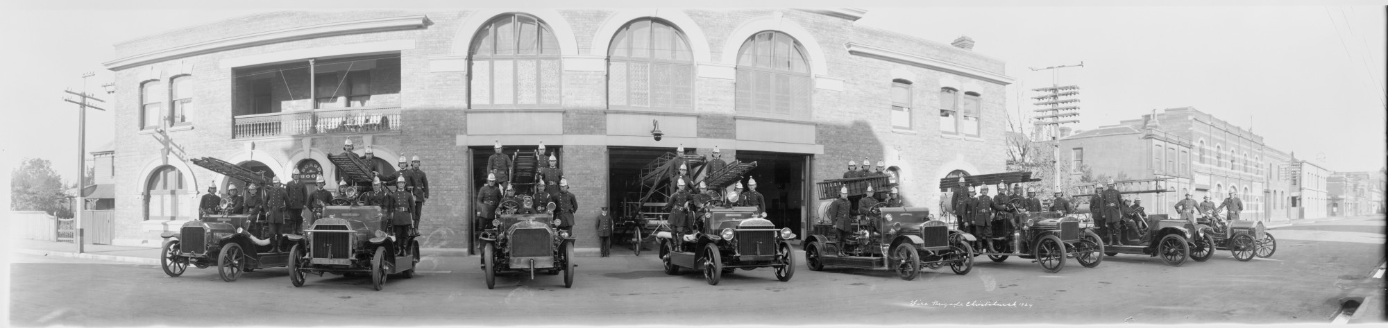 Fire Brigade, Christchurch, 1924