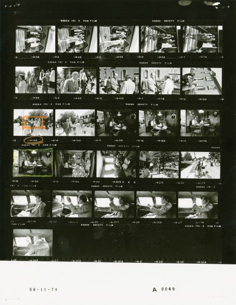 Ford A0049 NLGRF photo contact sheet (1974-08-11)(Gerald Ford Library)