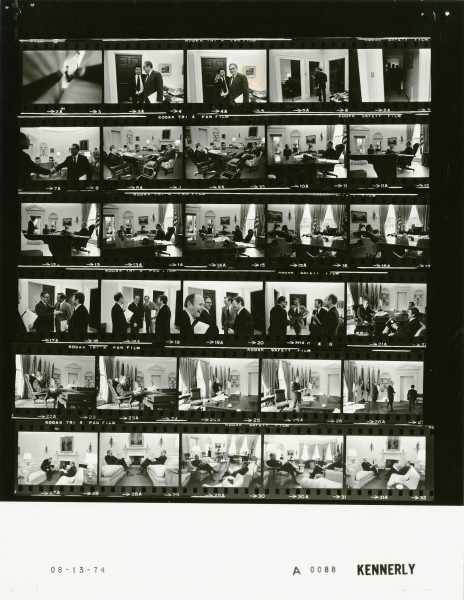 Ford A0088 NLGRF photo contact sheet (1974-08-13)(Gerald Ford Library)