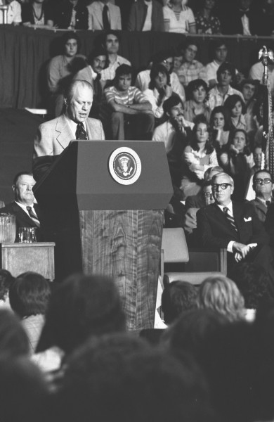 Ford at Tulane 1975
