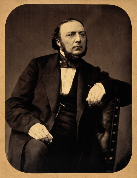 François Anthyme Eugène Follin. Photograph by Pierre Petit. Wellcome V0028135