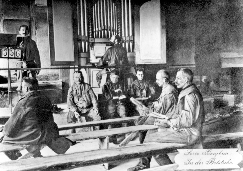 Freiberg In der Betstube 1900